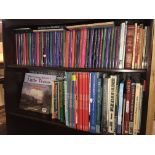 SELECTION OF HARDBACK BOOKS ON STEAM RAILWAYS AND A LIBRARY OF FAMOUS NOVELS