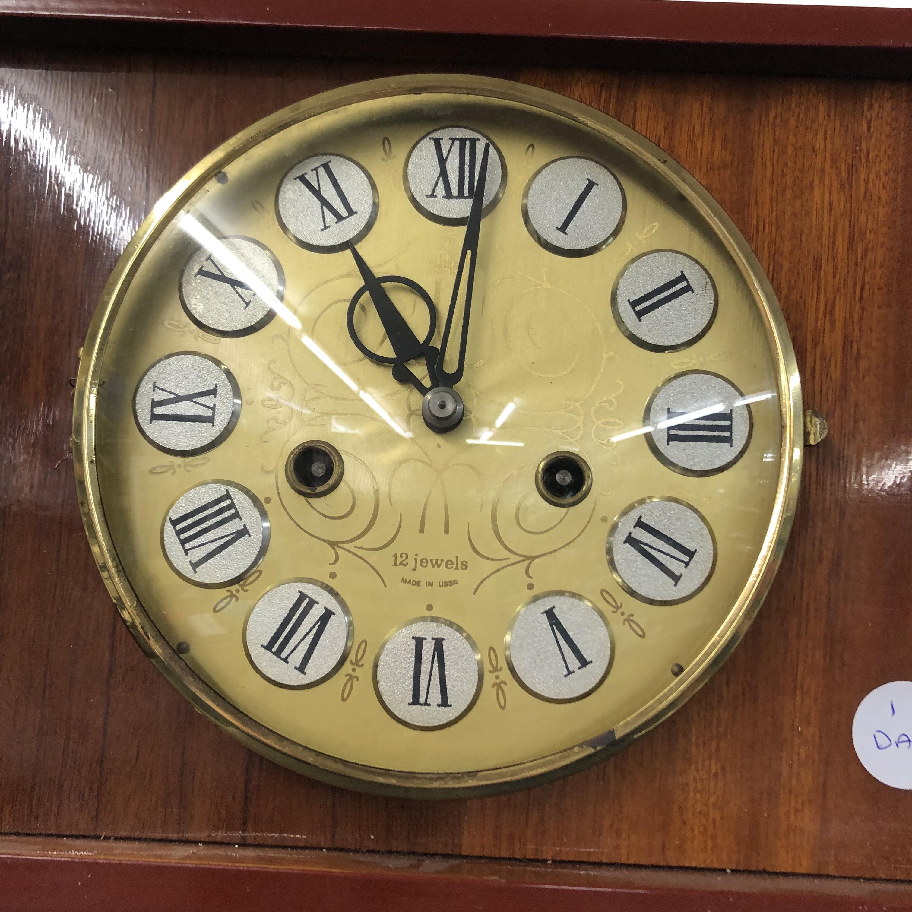 ENFIELD DOME CASED 8 DAY MANTEL CLOCK AND ONE OTHER - Image 3 of 5