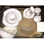 CARTON CONTAINING CUT GLASS BOWL,