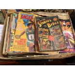 BOX CONTAINING MAINLY COMICS - THE EAGLE