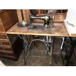 SINGER TREADLE SEWING MACHINE