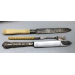 SILVER BLADED CAKE KNIFE,