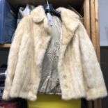 LIGHT CHINCHILLA FUR JACKET/COAT