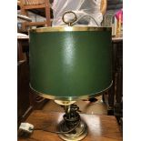 BRASS REGENCY STYLE TABLE LAMP