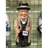 ROYAL DOULTON WINSTON CHURCHILL TOBY JUG