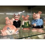 FOUR WADE NAT WEST MONEY BANK PIGS