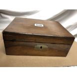 VICTORIAN WALNUT BOX