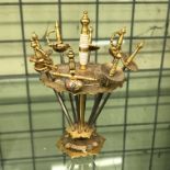 ORNATE TOLEDO SWORD COCKTAIL STICK CAROUSEL