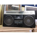 VINTAGE SHARP GF9595 RADIO TAPE PLAYER