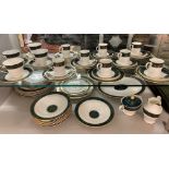 EXTENSIVE ROYAL DOULTON BONE CHINA CARLISLE PATTERN TABLE SERVICE