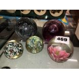CAITHNESS AND FOUR OTHER PAPER WEIGHTS