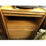 TEAK FILING DRAWER UNIT