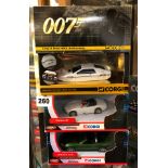 SELECTION OF CORGI 007 JAMES BOND COLLECTION DIECAST CARS
