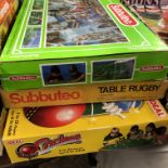 SUBBUTEO BOXED FOOTBALL, SUBBUTEO TABLE RUGBY,