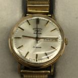 GENTS ROTARY AUTOMATIC WRIST WATCH ON EXPANDING STRAP