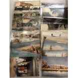 BOX OF PICTURE POSTCARDS VARIOUS BY TUCK, A.