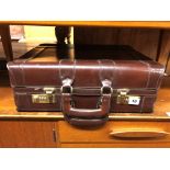 LEATHER COMBINATION BRIEFCASE