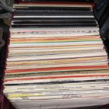 CRATE CONTAINING A SELECTION OF LPS RECORDS AND BOX SETS MAINLY CLASSICAL