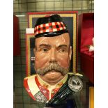 BOXED ROYAL DOULTON GRANTS WHISKY CHARACTER JUG DECANTER WITH CERTIFICATE