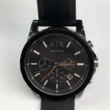 GENTS ARMANI EXCHANGE WRISTWATCH AX1326 ON RUBBER STRAP