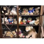 SELECTION OF SOFT TOYS AND BEARS BY RUSS AND OTHERS