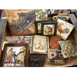 CARTON - ANTIQUE AND MODERN FAIENCE AND POTTERY TILES