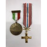 MONTE CASSINO 1944-1994 COMMEMORATIVE MEDALLION AND MEDAL