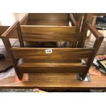 TEAK MAGAZINE RACK