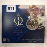 THE QUEENS DIAMOND JUBILEE 2012 COIN