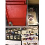 THREE STANLEY GIBBONS STAMP ALBUMS OF GB AND COMMONWEALTH STAMPS, SELECTION OF FIRST DAY COVERS,