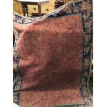 RED GROUND COTTON WALL HANGING