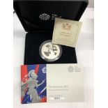 BOXED BRITANIA 2017 UK ONE OUNCE SILVER PROOF COIN