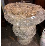 STONEWORK CAMPANA SWAGED PLANTER