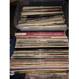TWO CRATES OF VINYL LPS MAINLY CLASSICAL