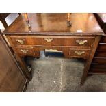 18TH CENTURY STYLE WALNUT LOWBOY SIDE TABLE