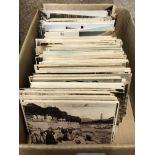 BOX OF PICTURE POSTCARDS - TOPOGRAPHICAL, AND SEASIDE COASTAL,