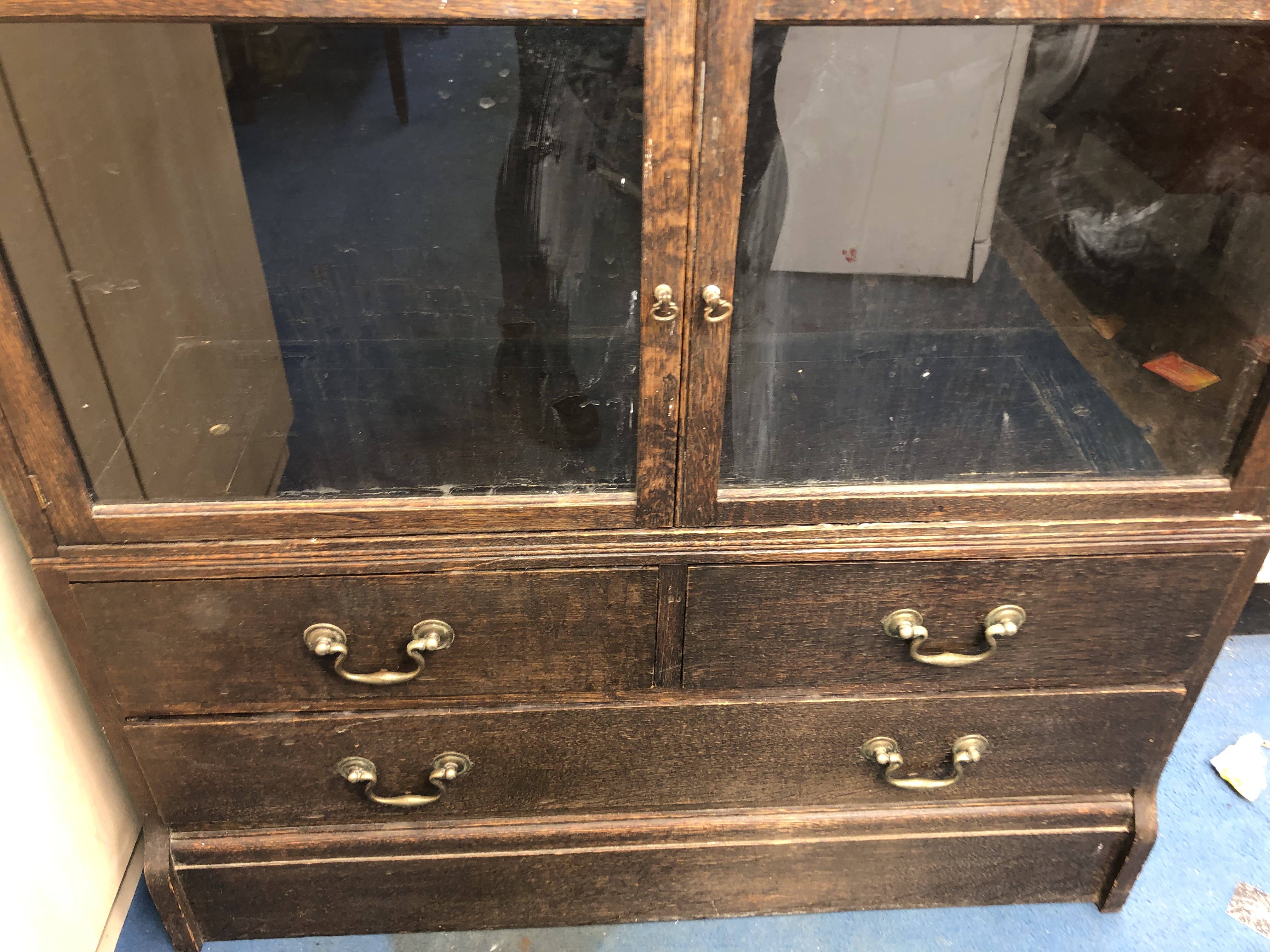 EARLY 20TH CENTURY OXFORD SECTIONAL BOOKCASE BY WILLIAM BAKER AND CO - Bild 3 aus 3