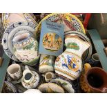 CARTON - FRENCH AND ITALIAN FAIENCE AND MAJOLICA POTTERY, QUIMPER, ROUEN,