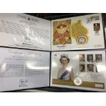 THE TUDOR REIGN ELIZABETH I SILVER PROOF COIN FIRST DAY COVER EDITION LIMIT OF 400 AND A LIMITED