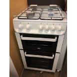 ZANUSSI DOUBLE OVEN GAS COOKER