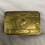 WWI CHRISTMAS 1914 PRESENTATION TIN