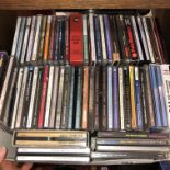 SMALL BOX OF VARIOUS CDS, JOHNNY CASH, CLASSICAL,