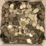 BAG OF QUEEN ELIZABETH II POST 1946 6D COINS