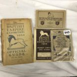 BRITISH EMPIRE EXHIBITION 1924 OFFICIAL GUIDE AND EXHIBITION OF PICTURE POSTCARDS