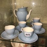 WEDGWOOD SUMMER SKY PART COFFEE SERVICE