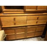 NATHAN TEAK CUPBOARD WITH DRAWERS