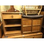 TEAK NATHAN TELEPHONE/HALL BENCH/SEAT