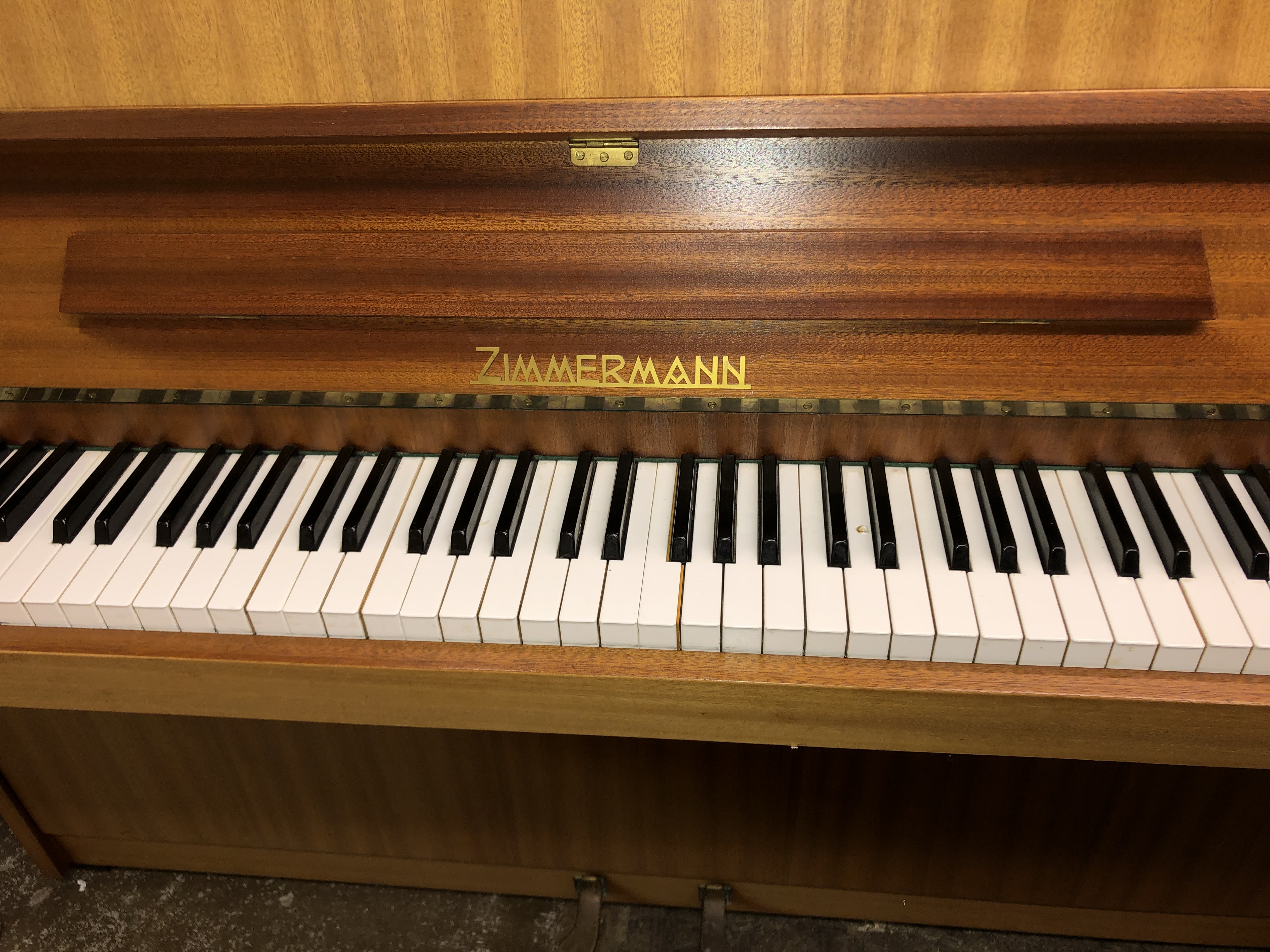 ZIMMERMANN COMPACT UPRIGHT PIANO - Image 2 of 4