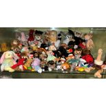 ANOTHER SHELF OF TY BEANIE BABIES AND ANIMAL FIGURES