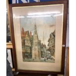 WATERCOLOUR ON PAPER OF COVENTRY CROSS,